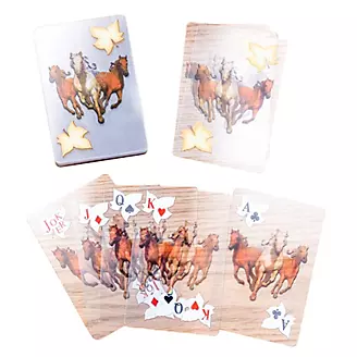Tough1 Transparent Horse Playing Cards