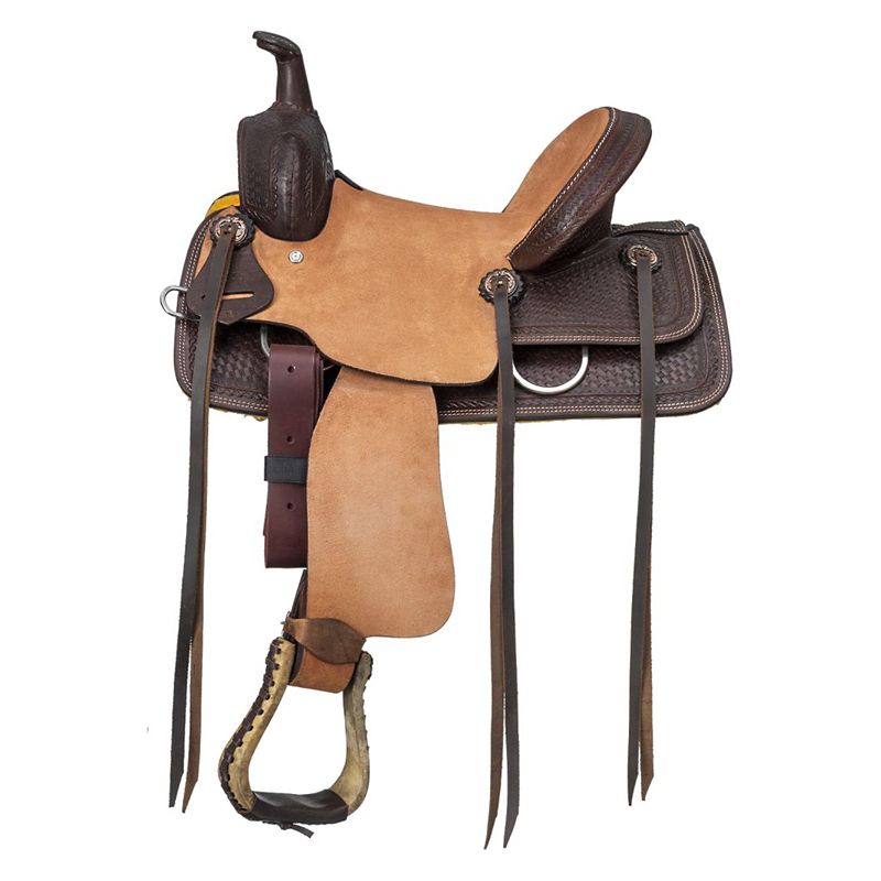 Silver Royal Riverton Ranch Saddle 10 In Dark Oil