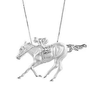 Kelly Herd Race Horse/Jockey 1 Necklace