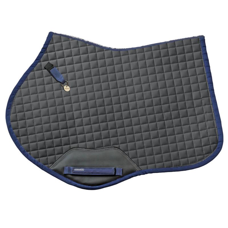 Romfh Curvy AP Saddle Pad Horse Grey/Navy