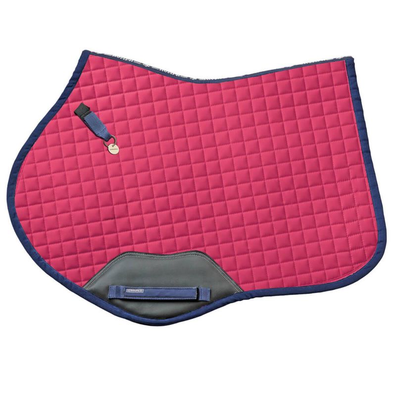 Romfh Curvy AP Saddle Pad Pony Juicy Pink/Navy