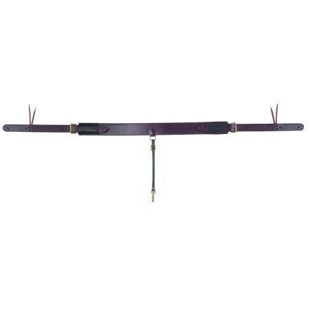 Tucker Rear Cinch Set Black Brass Horse