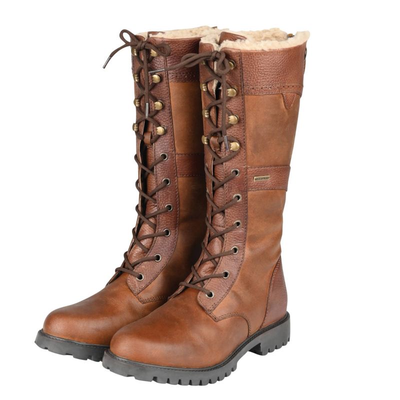 Dublin Ladies Yukon Boots 11 Brown -  Weatherbeeta USA Inc., 1022486012