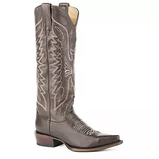 Stetson Ladies Marisol Leather Boots 9 Chocolate
