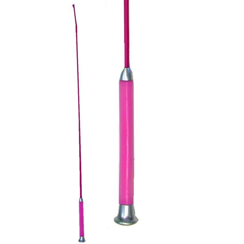 Gel Handle Dressage Whip 39in Pink