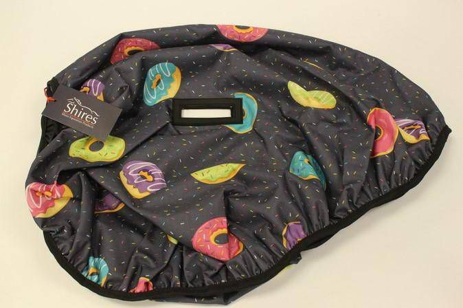 Shires Waterproof Ride On Saddle Cover Grey Donut