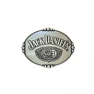 Jack Daniels Oval Buckle w/Traditional Logo 4x