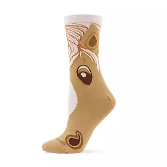 Palomino Cartoon Horse Socks