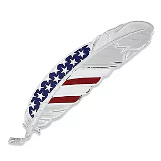 Montana SS Stars Stripes USA Flag Hat Feather