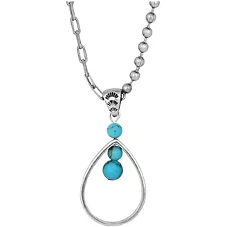 Montana SS Down To Earth Teardrop Necklace