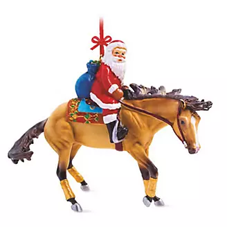Holiday Edition Breyer Santa Ornament Santa Reiner