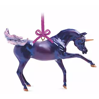 Holiday Edition Breyer Unicorn Ornament Tyrian
