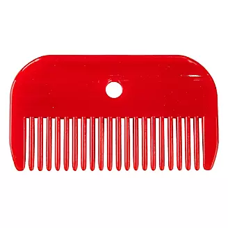 Gatsby Plastic Mane Tail Comb Red