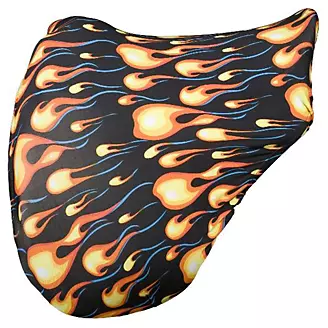 Gatsby Printed StretchX Saddle Cover Flames