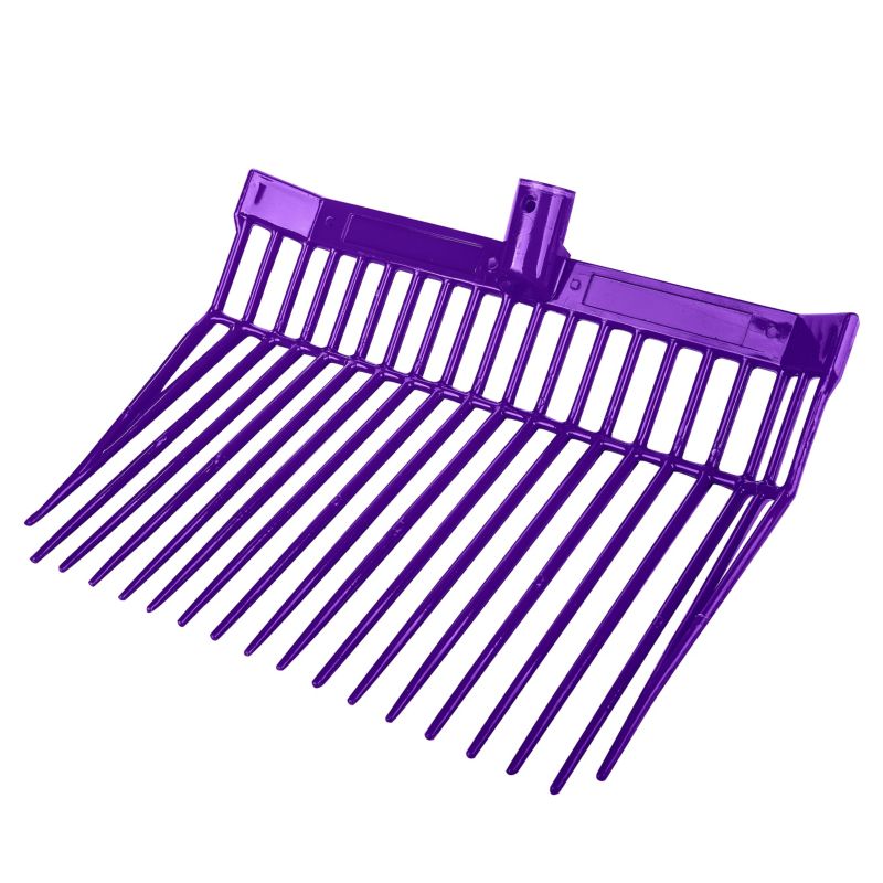 Gatsby 18-Tine Plastic Fork Head – 15" Long, No Handle – Perfect Barn Replacement