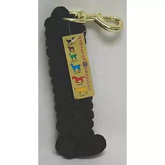 Rope Lead W/Bolt For Dogs 10Ft Black
