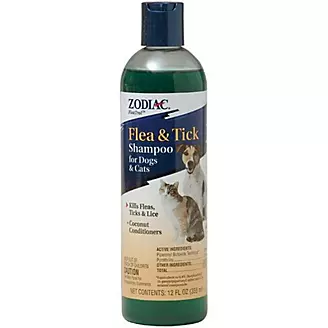 Zodiac Flea / Tick Shampoo For Dogs / Cats 12oz