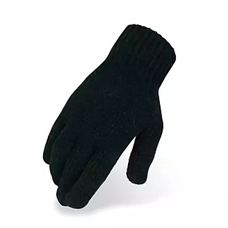 Heritage Kids Chenille Knit Gloves 5 Black