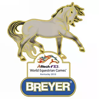Breyer Esprit Model World Eques Games Pin Horse