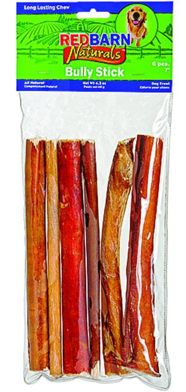 Red Barn Natural Bully Sticks 7/6 Pack -  CHOICE BRANDS UNLIMITED INC, 732841