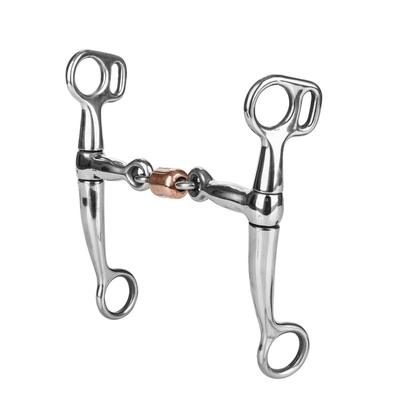 Tabelo SS Tom Thumb Snaffle w/Copper Roller