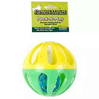Ware Farmers Market Peck N Play Ball Green/Yellow