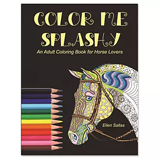 Color Me Splashy Adult Equest Coloring Book