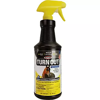 Durvet Turn Out Sweat & Waterproof Fly Spray 32 oz