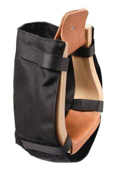 Nylon Western Stirrup Covers Black