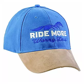 Ride More Worry Less Light Blue