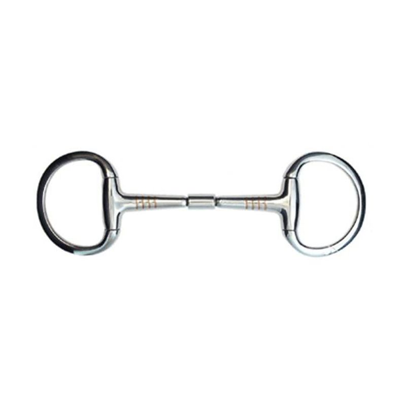 Jacks Copper Inlay Eggbutt Snaffle Bit 5