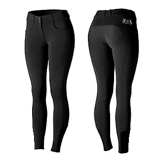 Ariat Prevail Insulated Knee Patch Ladies Tights Black Reflective