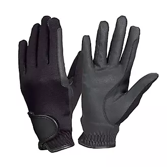 Ovation ProGrip Summer Show Gloves Black 7/7.5