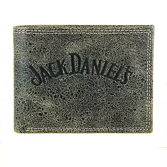 Jack Daniels Mens Charcoal Collection Wallet