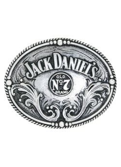 Jack Daniels Made in USA Oval Western Belt Buckle 