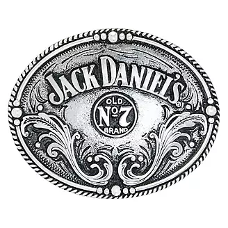 Jack Daniels Made in USA Oval Western Belt Buckle