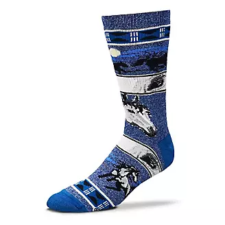 Thick Boot Horse Socks Adult Bold Blue