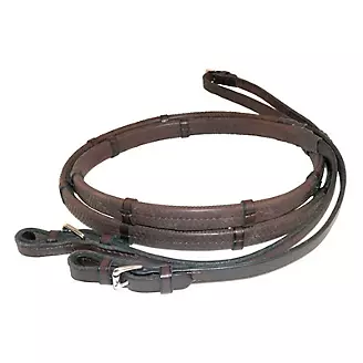 Nunn Finer Rubber Reins with Hand Stops 5/8 x 58
