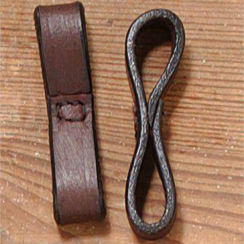 Equiroyal Leather Bit Loops Brown