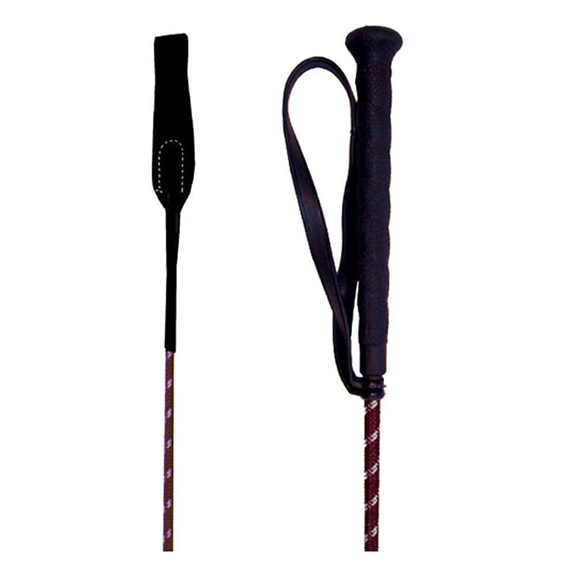 Striped Riding Crop 29 Maroon