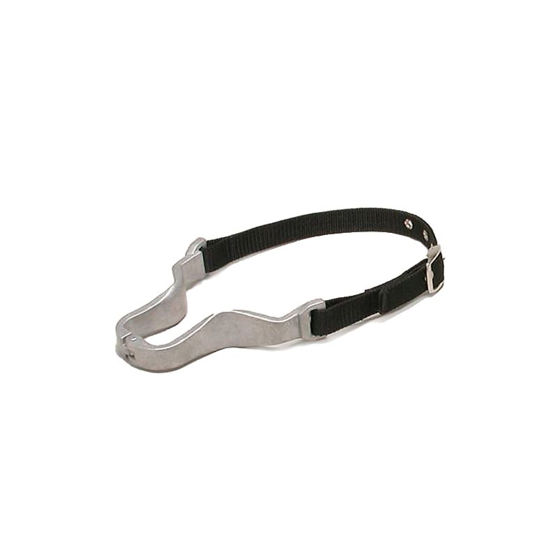 Aluminum Hinge Cribbing Collar w/Nylon Strap Brn