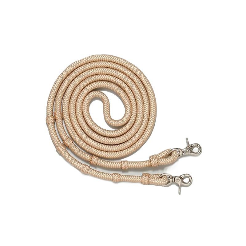 54-925-7-0 Royal King Braided Contest/Roping Reins Brown sku 54-925-7-0