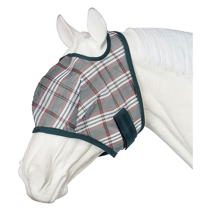 Tough1 Plaid Mesh Fly Mask