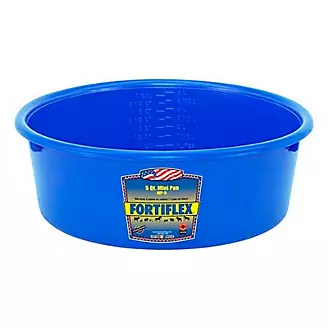 70-qt Plastic Muck Bucket with Rope Handles in Lime Green - Buckets & Tubs, Miller Mfg Co
