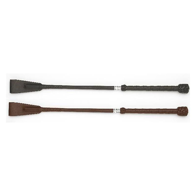 County Perforated Leather Handle Bat 19 Black