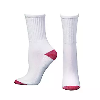 Boot Doctor Youth Crew Socks 3 Pack Lg Wht