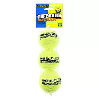 Petsport Usa Tuff Ball Squeak 2.5/3 Pack Ylw