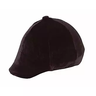 Shires Velveteen Hat Cover No Peak Sm Black