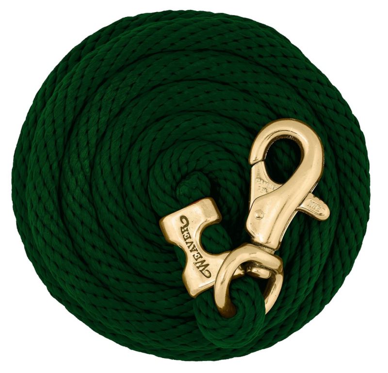 Weaver Poly Lead Rope/BullTrigger Snap 5/8x10ft