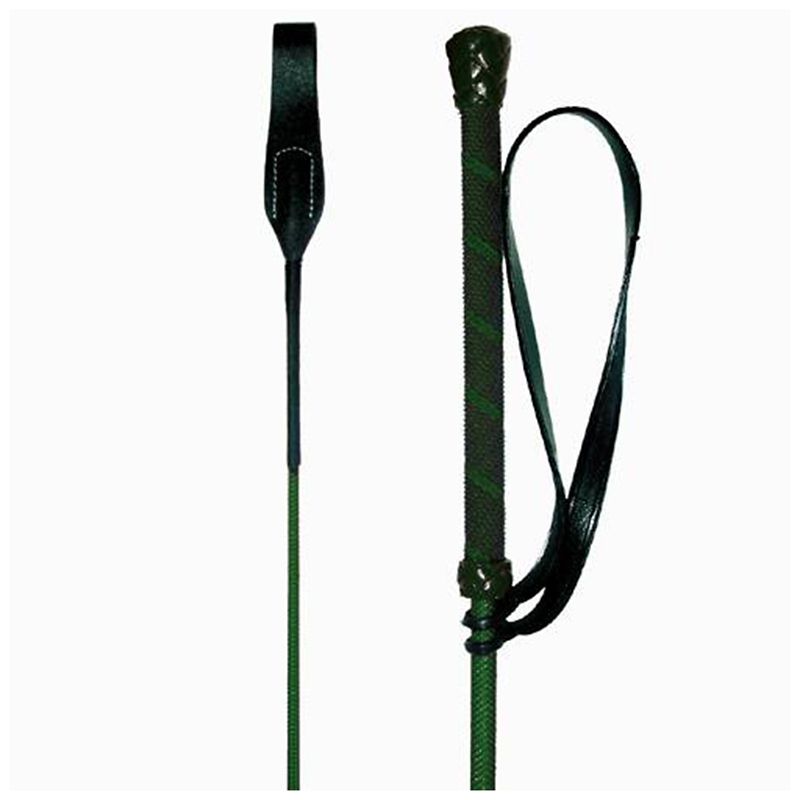 Colorful Riding Crop 28 Hunter Green